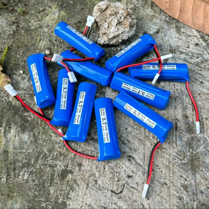 Batere Mobil RC 3,7V 14500 Tunggal Socket Putih  UPGRADE Baterai DURASI 1JAM  Mainan Remote Control Asli 7