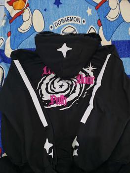 Product Review of HOODIE BOXY Menyala ZipperJAKET ZIPPER BOXY SABLON FOAMING DAN AKSEN MENYALA BLACK PING PRIA WANITA Unisex Hitam Sweater Santai from m**r 1