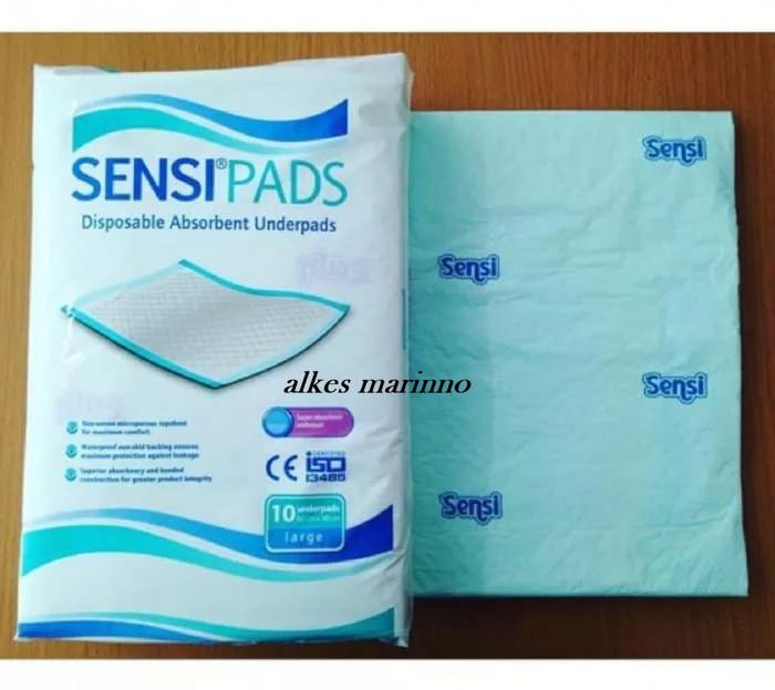 Gambar Sensi Underpad - Solusi Praktis Menyerap dan Menahan Cairan dengan Cepat dan Efisien (1 Pack, 10 Perlak) dari Alkes Marinno Kota Semarang Tokopedia