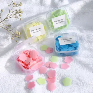 Sabun kertas mini motif bunga/sabun travel portable sabun cuci tangan Hand Soap