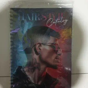 Buku Hairstyle Catalog Barbershop TERMURAH Contoh Model Gaya Rambut Pria / Haircut Katalog Barber / Pangkas Rambut Salon / Total 12 Halaman Ukuran 15x20cm Bahan Art Paper Glossy