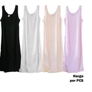 ( 1 Pcs ) Dalaman Terusan Gamis Golden Nick / Undrok Dalaman Panjang Katun