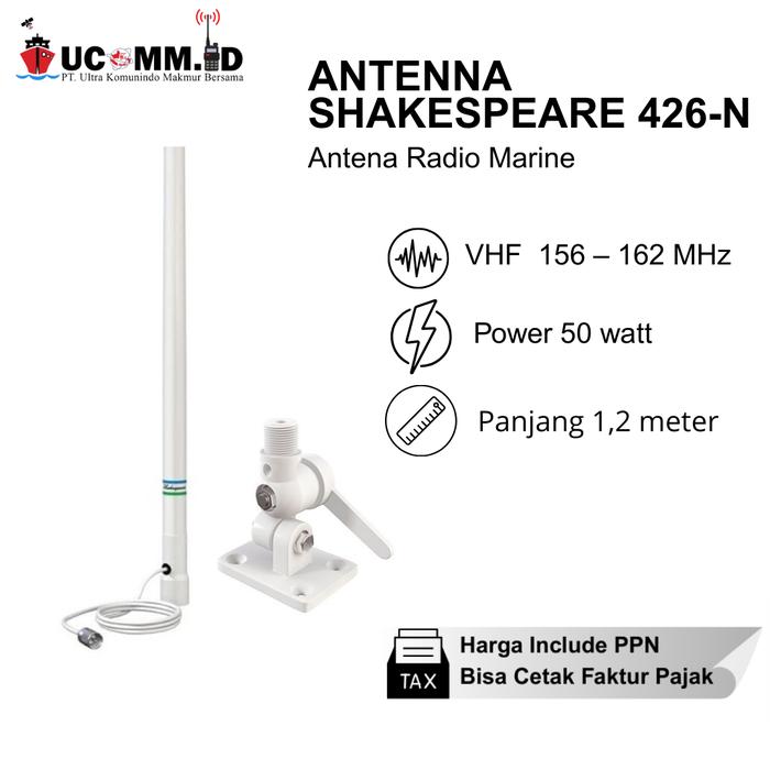 Gambar Antenna Shakespeare 426-N Antenna Marine Radio VHF Original dari Ucomm.ID Store Kota Surabaya Tokopedia