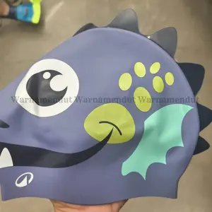 Topi Renang Silikon Kukuh Motif Naga Unicorn WMO DC2696
