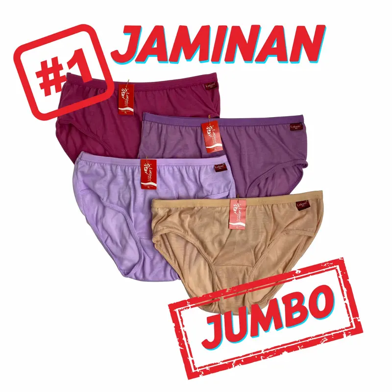 CELANA DALAM WANITA MIRIP/LAKUNI PROMO! TERMURAH DI TIKTOK! HARGA PROMO MURAH BERKUALITAS! Katun Nyaman Pendek Dewasa Lembut Lingerie knicker cewek Waist Remaja Boxer Hitam Korset High 1