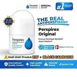 [Bundling isi 2pcs] Perspirex Original AntiPerspirant Roll On - 20ml / Deodoran Perawatan Ketiak Keringat Berlebih dan Bau Badan Deodorant