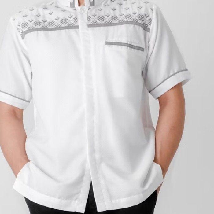 Product Introduction of S M L XL  XXL  XXXL  XXXXL  baju kemeja koko dewasa bahan katun poli  premium tebal adem nyaman di pakai Muslim Dewasa 10