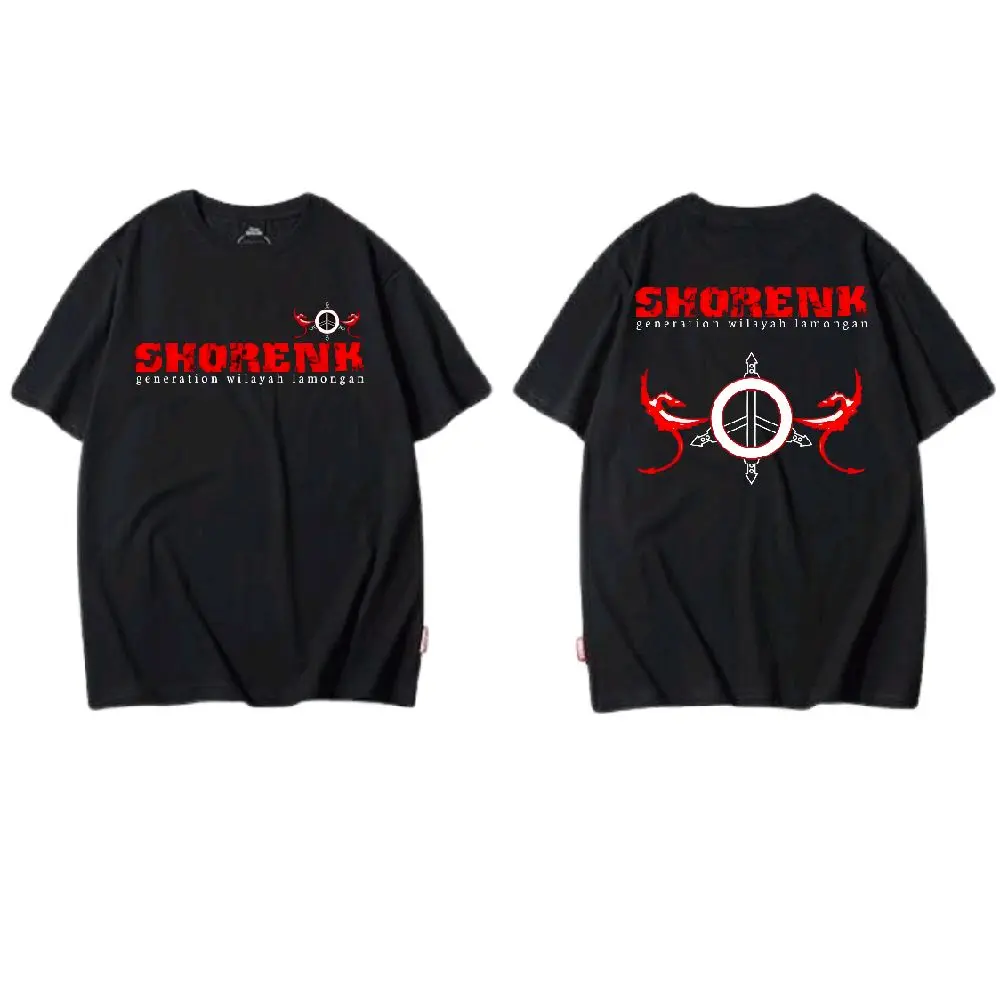 Kaos SHORENK  Cotton Combed 24s - Lembut, Pria, Nyaman, Panjang, Hitam,  Wanita, Sweater, Distro, Basic, Unisex