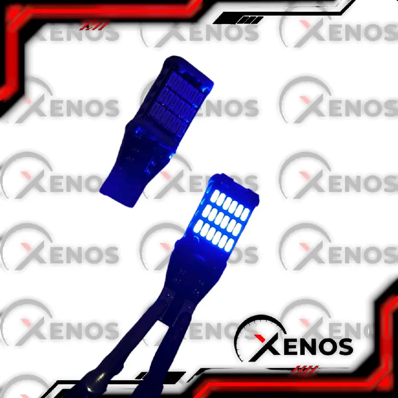 Bohlam lampu sein T10 dajjal led motor XENOS Motorcycle 7