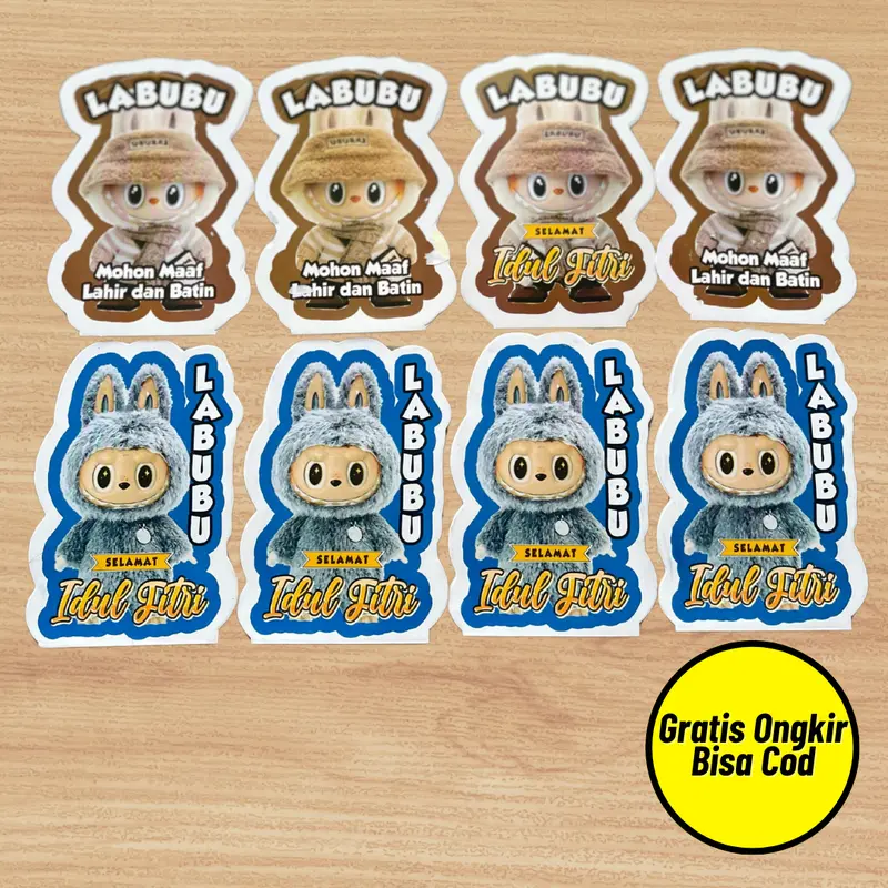 PROMO DISKON Amplop untuk Lebaran 3D Kartun Labubu Lucu 50pcs viral Mix random 2025 3