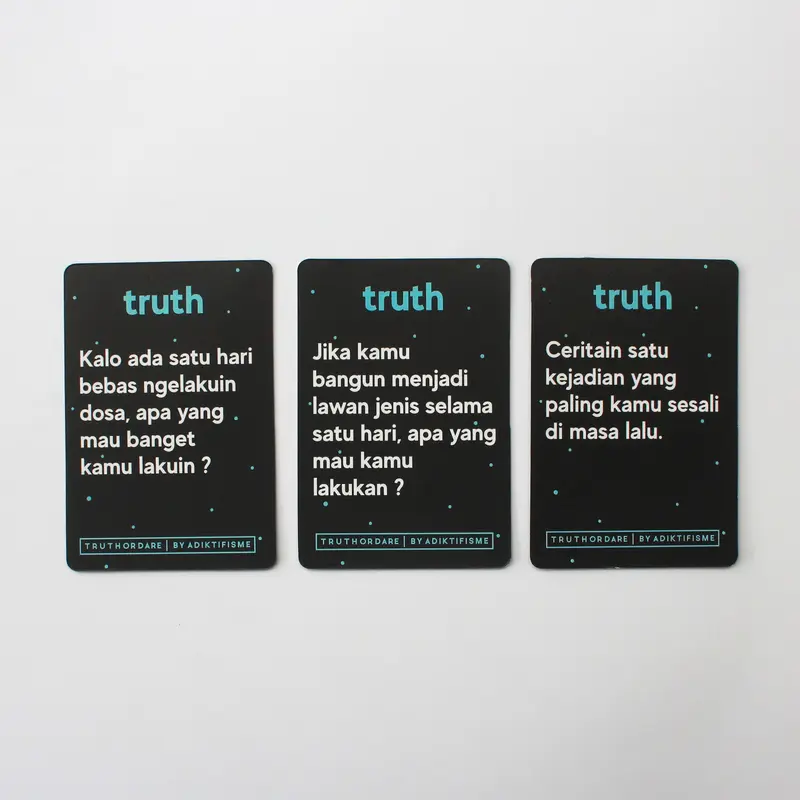 Kartu Truth or Dare Edisi Kedua Adiktifisme 4