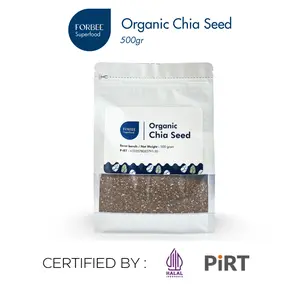 Chia Seeds Untuk Diet Forbee 500g & 250g | Kaya Serat, Rendah Kalori & Asam Amino & Omega-3