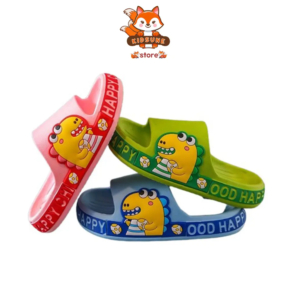 COD Sandal Anak Motif Dino & Unicorn Laki-laki perempuan / Sepatu Sendal Fashion Model Kekinian Casual SP32