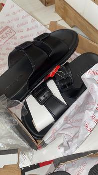 Product Review of GUEVA Sandal Pria Kasual Gaya Modern Kekinian Terbaru Ringan Lentur Gueva - AJE 01 Jepit Sendal Selop from M**🏻 0