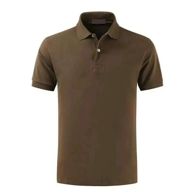 KAOS SERAGAM POLOS POLO SHIRT KERAH PRIA UNISEX DARKGREY / COFFEE 7
