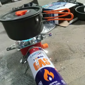 Paket Hemat Alat Masak Panci & Kompor Mawar Kemping Gunung. Camping Stove & Cooking Set Outdoor
