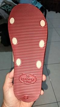 Product Review of LUOFU E 7188 -B2K5WS SIZE 36-40  l Sandal Selop ban 2 jelly wanita l Sendal kokop cewek impor from M**o 3