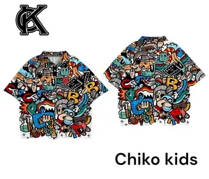 Jersey oversize anak kerah usia 2-12 tahun / jersey rugby /jersey retro /jersey basseball /jersey fashion/ abstrak