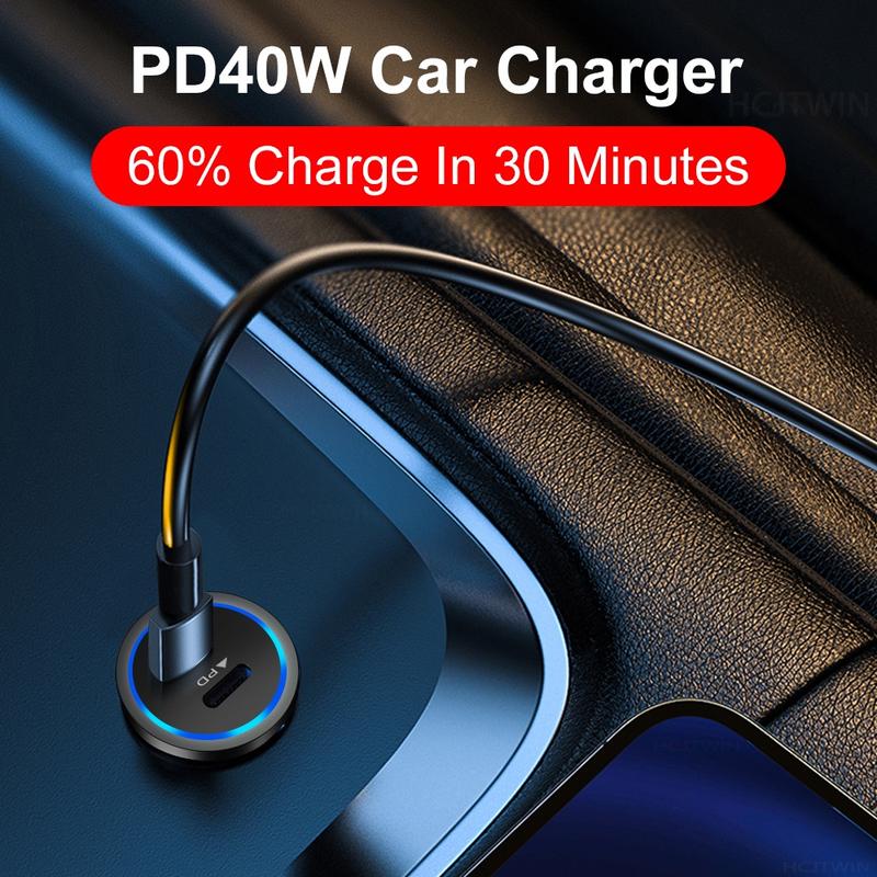 Product Introduction of 2024 New+COD+spot stocks 38W FAST CAR CHARGER QC3.0 PD USB Dual Fast Charging Adapter Socket 2 Ports Car Phone Charger 21