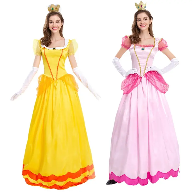 New Princess Mary Biqi dress stage costume Palace Party Queen dress Pink Peach Blossom Princess costume
