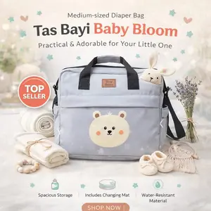 Baby Bloom - Tas Bayi Medium Karakter Animal Winter - TBM0002