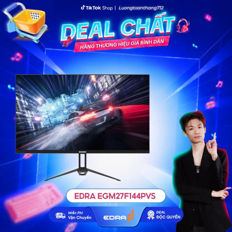 Màn hình EDRA EGM27F144PVS 27 Inch Full HD 144Hz Bảo Hành 24 Tháng