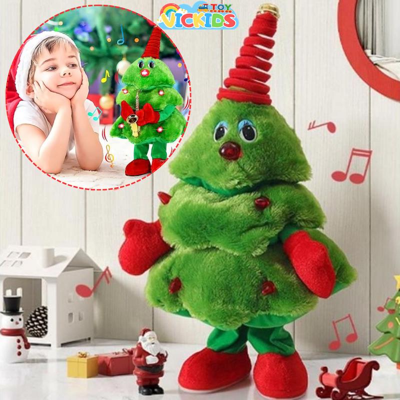  Gấu Bông Nô En Cây Thông Nhại Giọng Biết Nói Chuyện Noel Size Lớn 40cm Cho Bé Đồ Chơi Búp Bê Trang Trí Giáng Sinh Nhảy Múa Có Đèn Phát Nhạc 