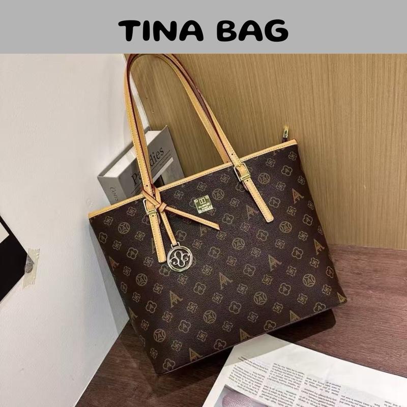 Túi công sở nội địa trung size 30cm; Túi kẹp nách đeo vai cao cấp; Túi xuất khẩu hoạ tiết chữ A; Túi có kéo miệng tổng bên trong túi to rộng kèm nhiều ngăn phụ phù hợp đi làm đi học rộng rãi Bag Nữ Công Sở