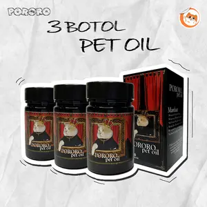 Pororo - Pet Oil Vitamin Cats & Dogs isi 50 Capsule 3 Botol