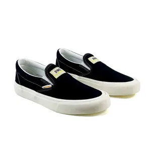 BWX - Sepatu Slip On Bwx Emberlord Black White Og Sneakers Unisex Pria Wanita