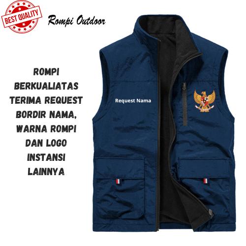 ROMPI OUTDOOR GARUDA FASHION KECE - JAKET ROMPI PRIA BAHAN TEBAL BISA REQUEST LOGO & NAMA 3