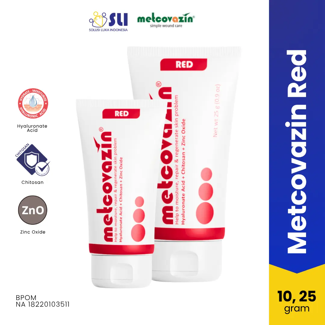 METCOVAZIN RED 25 GRAM - SALEP MERAH | SALEP SEGALA JENIS LUKA