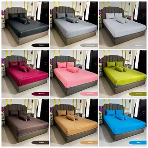 Sprei polos embos murah 120 1 Sarban 1 sargul 160 &180 2 Sarban 2 Sargul bantal guling kain  katun