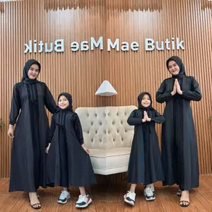 Gamis Abaya Humaira Couple Mom and Kids