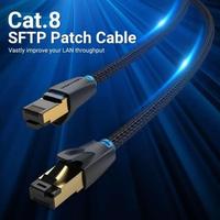 Gambar Vention Kabel Lan RJ45 Cat 8 Cat.8 Gigabit 40Gbps SFTP Patch Cotton Braided Gold Cable 3 M 3 Meter - IKGBI dari Vention Tangerang Kab. Tangerang 3 Tokopedia