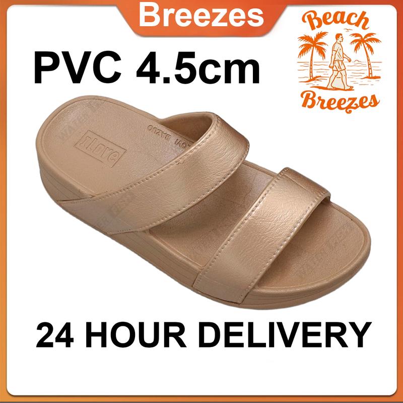 （happyfindzandbuyz）New Fashion Thick bottom Two-strap Sandals for Casual Elegant Sandals Summer Footwear sepatu  wanita sandals flat  sandals  women platform  wedge flip flops slides women Shoes Walking Shoes