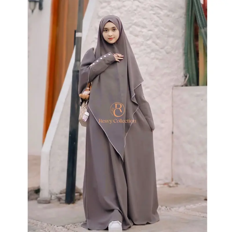 NEW LAUNCHING gamis Azura Anti UV FULL SET LENGKAP lengkap Gamis Hijab dan cadar