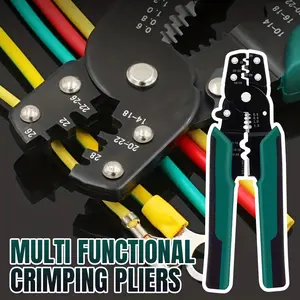 13 IN 1 Multifungsi Tang Crimping Tools RJ45/RJ11 Tang Potong Kabel Crimping Skun Kabel Wire Tang Pliers Tukang Listrik Ire Stripper