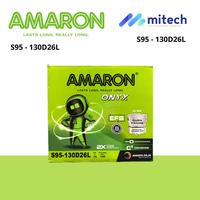 Gambar Amaron Hi Life Onyx Aki Kering Mobil S95 / 130D26L 12V / 72Ah Bebas Perawatan - GOJEK/GRAB dari Mitech Protection Kota Tangerang Selatan 4 Tokopedia