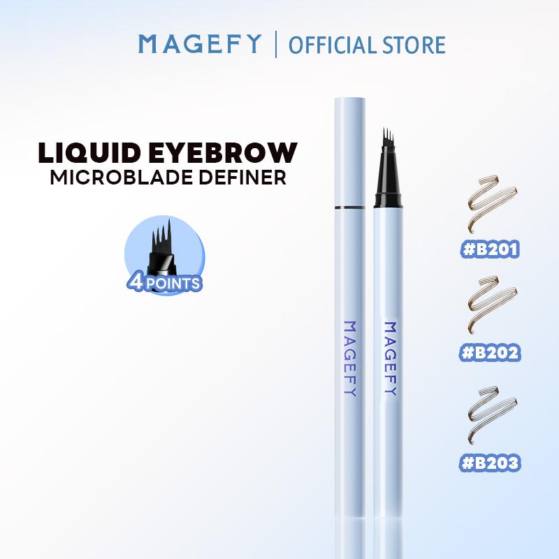  MAGEFY Bút Kẻ Lông Mày Microblade 4 Ngạnh – Kẻ Sợi Tự Nhiên Waterproof Không Lem 