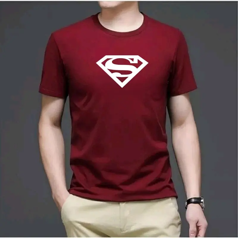 Kaos oblong pria motif superman baju oblong lengan pendek keren atasan cowok cewek Digital Tebal Sablon Distro Nyaman Unisex 2