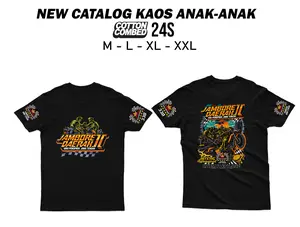 kaos anak laki laki & perempuan yrki jambore daerah jateng kaos anak rx king pengprov jateng