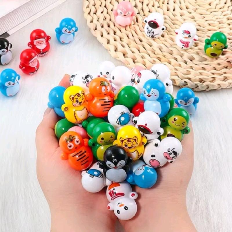 Giá Sỉ 100 Con Lật đật mini đồ chơi lật đật mini cho bé yêu giải trí nhiều mẫu cu te dễ thương