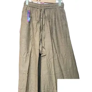 NBGH- Celana Kulot Wanita Polo Linen Jumbo