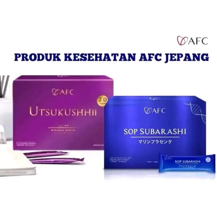 Afc Utsukushhii Afc Sop Subarashi Original Bpom 1paket isi 28box 0