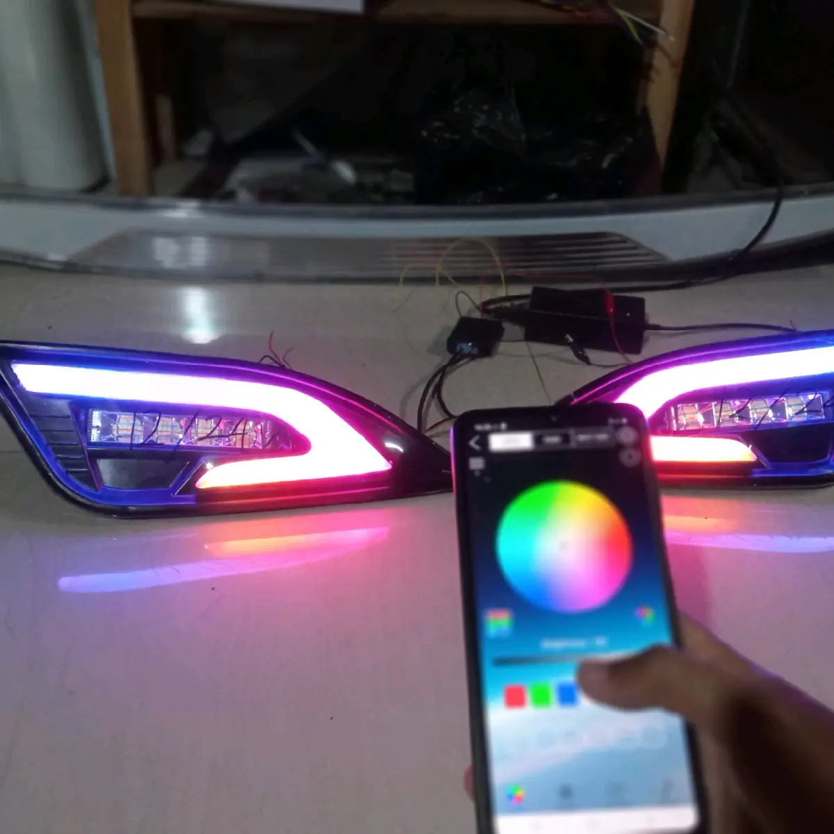 foglamp patriot RGB / lampu bamper patriot