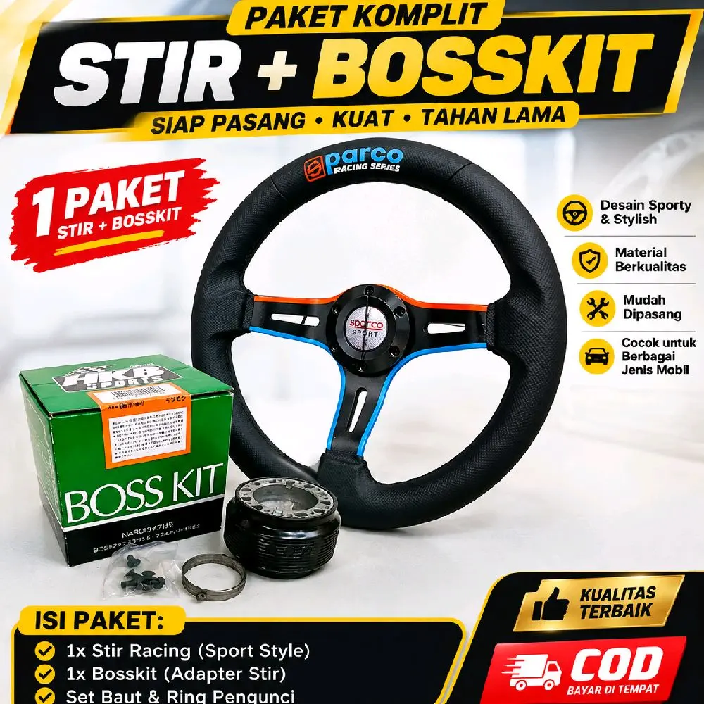 Stir universal Sparc0 paket bosskit lengkap set tinggal pasang