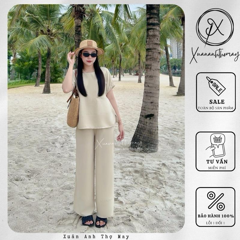 Set áo chun tay + quần đũi - Xuananhthomay