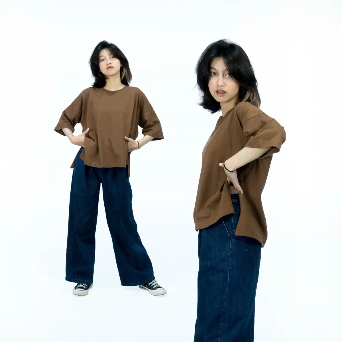 Kenidwear - Crop Tee Oversize Basic