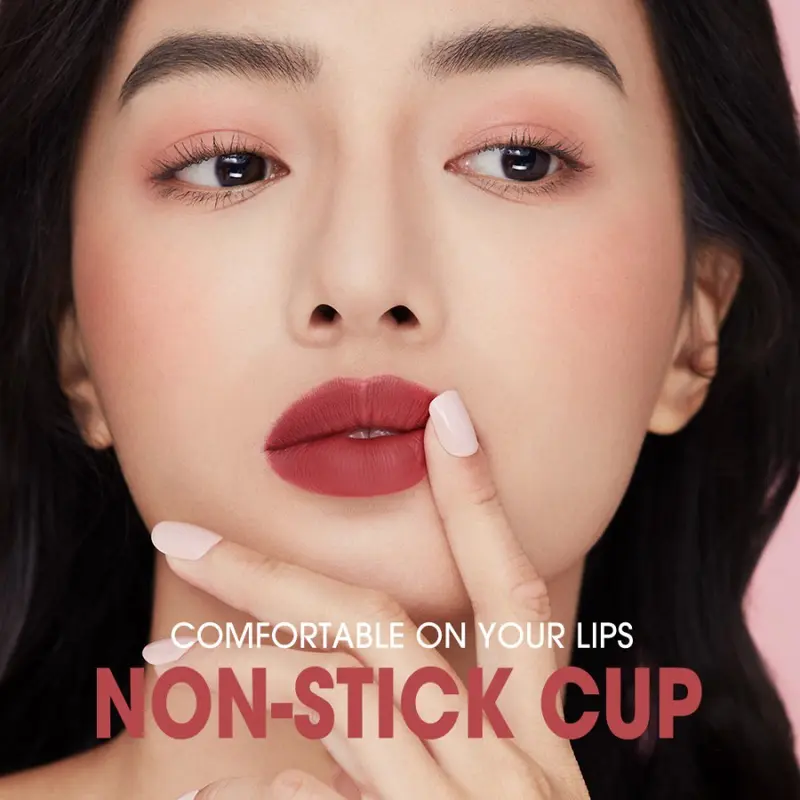 O.TWO.O Misty Kiss Lock Matte Lipstick Color Silky 24H Long Lasting Lip Makeup 3